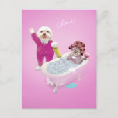 Carte Postale Faire-part Salutations de détente (Devant)