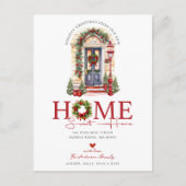 Carte Postale Faire-part Salutations de vacances Nouvelle maison déménager (Devant)