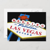 Carte Postale Faire-part Samantha & Gary 2010 Mariage à Las Vegas (Devant / Derrière)