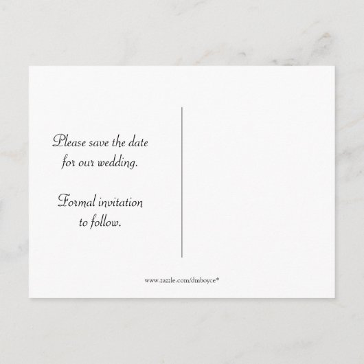 Carte Postale Faire-part Saphirs Diamants Tassel Bleu sur Damassé Enregistr (Dos)