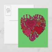 Carte Postale Faire-part sauvegarder la date (Devant / Derrière)