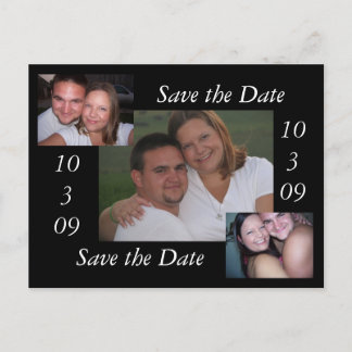 Carte Postale Faire-part Sauvegarder la date