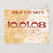 Carte Postale Faire-part Sauvegarder la date - (Devant)