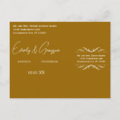 Carte Postale Faire-part Sauvegarder la date - - (Dos)