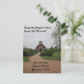 Carte Postale Faire-part Sauvegarder la date 1 (Debout devant)