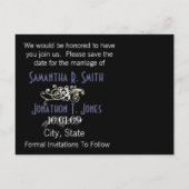 Carte Postale Faire-part Sauvegarder la date avec votre photo (Dos)