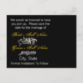 Carte Postale Faire-part Sauvegarder la date avec votre photo (Dos)