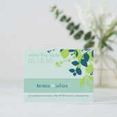 Carte Postale Faire-part Sauvegarder la date :: indigène 1 (Debout devant)