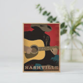 Carte Postale Faire-part Sauvegarder la date | Le son de Nashville (Debout devant)