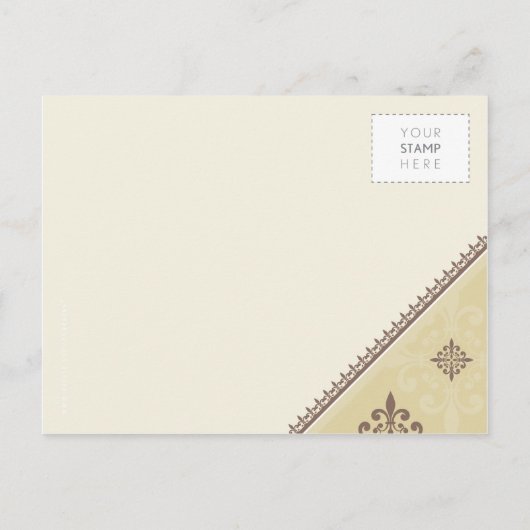 Carte Postale Faire-part Sauvegarder la date :: slant 9 (Dos)