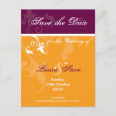 Carte Postale Faire-part Sauvegarder la date :: verve 2 (Devant)