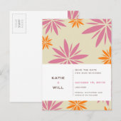 Carte Postale Faire-part Sauvegarder la date :: vitalité (Devant / Derrière)