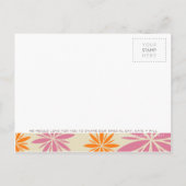 Carte Postale Faire-part Sauvegarder la date :: vitalité (Dos)