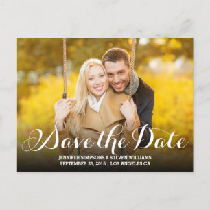 Carte Postale Faire-part Sauvegarder notre date ANNONCE DE SAUVEGARDE DE