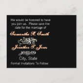 Carte Postale Faire-part Sauvegardez la date avec votre photo (Dos)