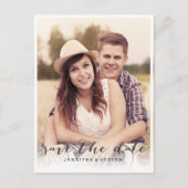 CARTE POSTALE FAIRE-PART SAUVEGARDEZ NOTRE DATE | SCRIPT D'ANNONCE DE MISE  (Devant)