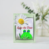 Carte Postale Faire-part Sauver la date (Debout devant)