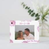 Carte Postale Faire-part Sauver la date (Debout devant)