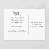 Carte Postale Faire-part Sauver la date (Dos)