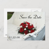 Carte Postale Faire-part Sauver la date (Devant / Derrière)