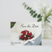 Carte Postale Faire-part Sauver la date (Debout devant)