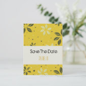 Carte Postale Faire-part Sauver la date - Gaufrage (Debout devant)