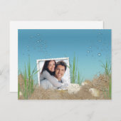 Carte Postale Faire-part Sauver la date nautique (Devant / Derrière)