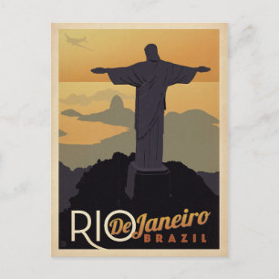 Carte Postale Faire-part Sauver la date   Rio De Janiero, Brésil