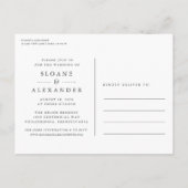 Carte Postale Faire-part Sauver notre nouvelle date de mariage Report (Dos)