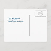 Carte Postale Faire-part Sauvez la collection de mariage de manuscrit de (Dos)