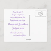 Carte Postale Faire-part Sauvez la date ! (Dos)