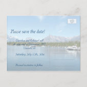 Carte Postale Faire-part Sauvez la date, Grand Teton National Park. (Dos)