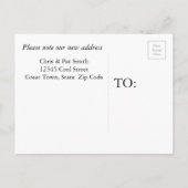 Carte Postale Faire-part Sauvez l'EPA Snowy Egret Heron (Dos)