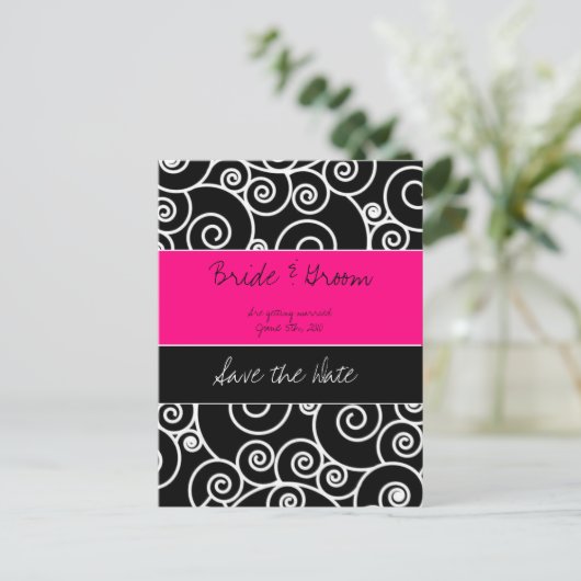 Carte Postale Faire-part Save (Debout devant)