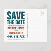 Carte Postale Faire-part Save the date | Atlanta, GA - EST. 1845 (Dos)