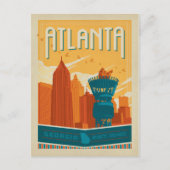Carte Postale Faire-part Save the date | Atlanta, GA - EST. 1845 (Devant)