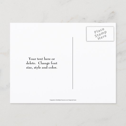 Carte Postale Faire-part Save The Date Eagle Full Moon (Dos)