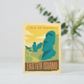 Carte Postale Faire-part Save the date | Île de Pâques, Chili (Debout devant)