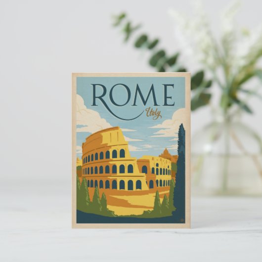 Carte Postale Faire-part Save the date | Italie, Rome (Debout devant)
