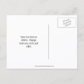 Carte Postale Faire-part Save The Date Lady Slipper Flower Personalized (Dos)