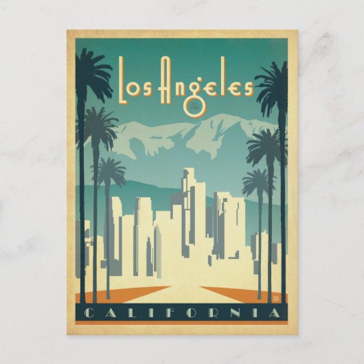 Carte Postale Faire-part Save the date | Los Angeles, CA 2 (Devant)