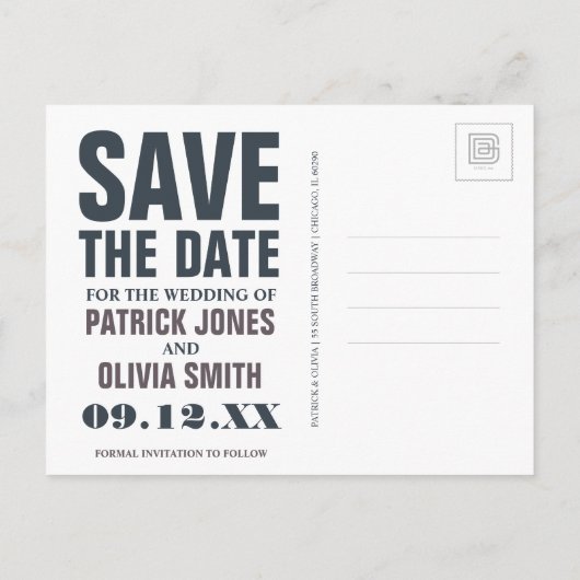 Carte Postale Faire-part Save the date | Parc national Jasper (Alberta) (Dos)