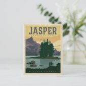 Carte Postale Faire-part Save the date | Parc national Jasper (Alberta) (Debout devant)