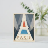 Carte Postale Faire-part Save the date | Paris - La Ville Lumière (Debout devant)