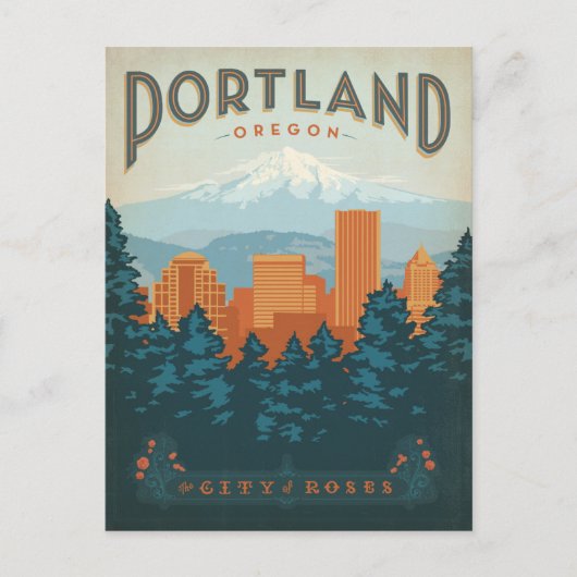 Carte Postale Faire-part Save the date | Portland, OU (Devant)