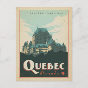 Carte Postale Faire-part Save the date   Québec, Canada