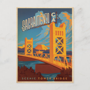 Carte Postale Faire-part Save the date   Sacramento, Californie