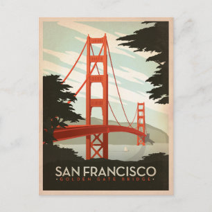 Carte Postale Faire-part Save the date   San Francisco, CA - Golden Gate 2