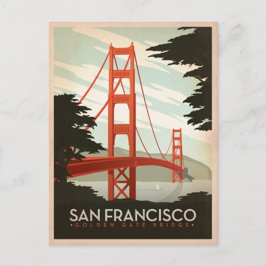 Carte Postale Faire-part Save the date | San Francisco, CA - Golden Gate 2 (Devant)