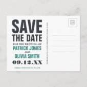 Carte Postale Faire-part Save the date | San Francisco, Californie - Bateau (Dos)
